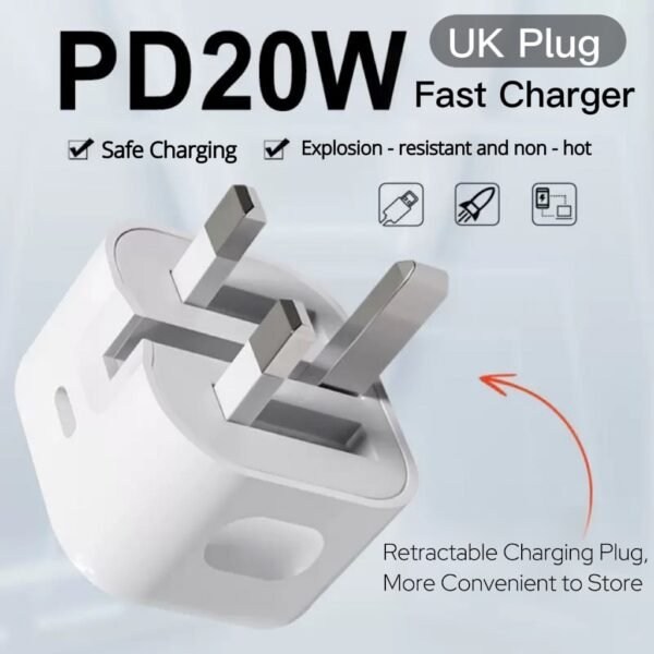 20W UK-standard Apple charger