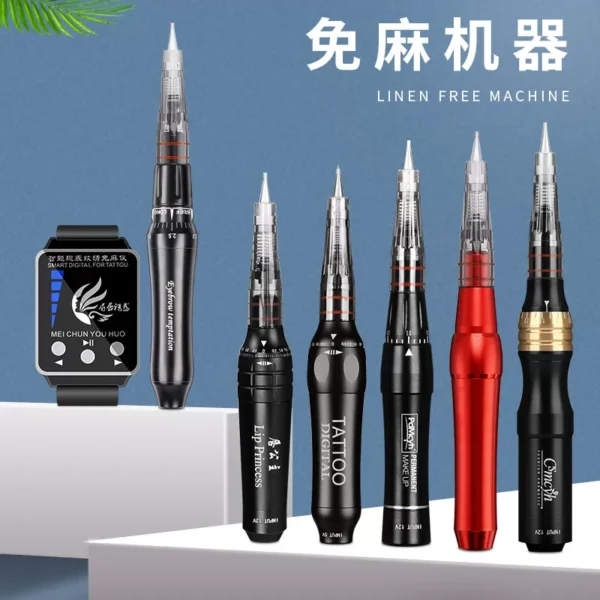 免麻仪纹绣机半永久免敷麻纹眉机器雾眉纹绣机器全抛式All正品