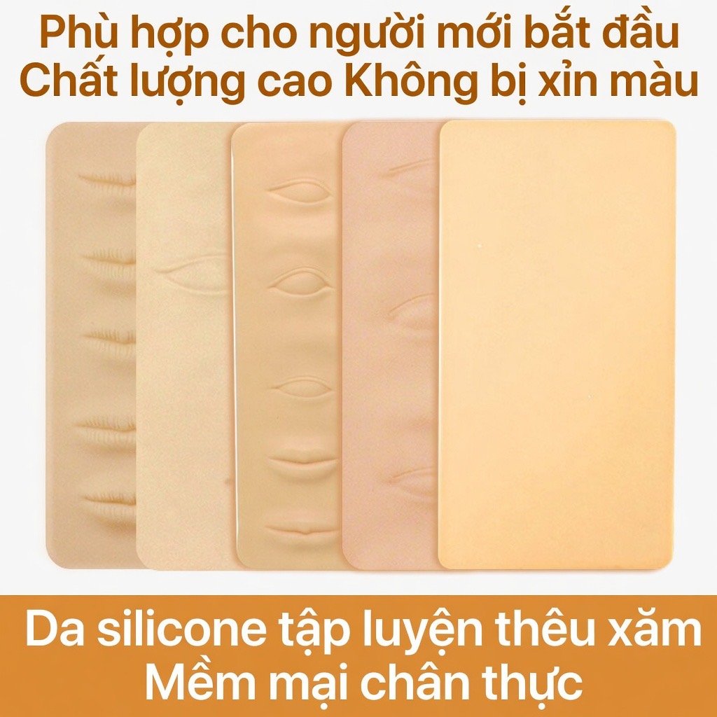 主图1 Da Giả Silicon Tập Xăm - Nhiều Kích Thước & Độ Dày Cao Cấp - Ảnh 1