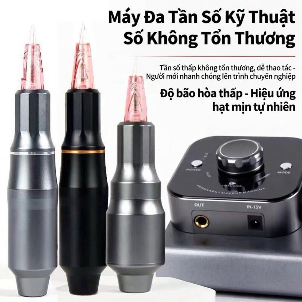 主图2 Máy phun xăm kỹ thuật số FIX Chính Hãng - Image 1