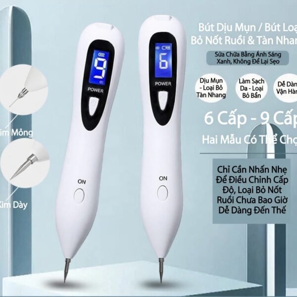 Bút Laser 9 Cấp Độ Mini - Trị Nốt Ruồi, Điểm Đen, Tàn Nhang