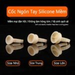 Cốc Ngón Tay Silicone Mềm ESOLANE - Đeo Ngón Tay Chấm Mực Xăm & Keo Nối Mi