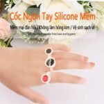 Cốc Ngón Tay Silicone Mềm ESOLANE - Đeo Ngón Tay Chấm Mực Xăm & Keo Nối Mi - 图片 3