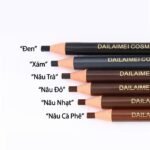 Bút Kẻ Mày Kéo Dây HENSI 1818 6 Màu - Chống Nước Không Dễ Lem - Görsel 3