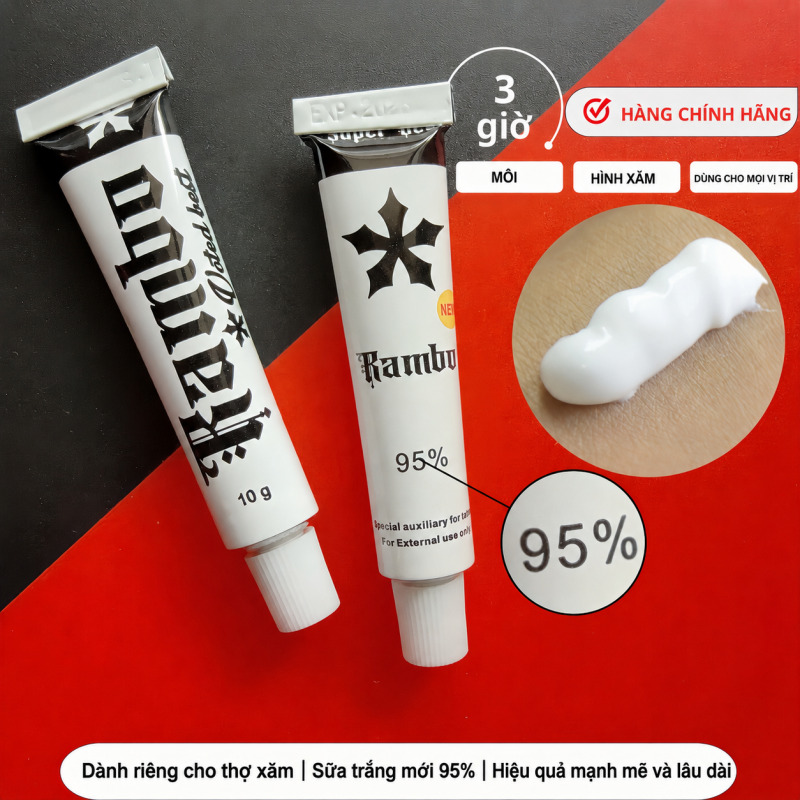主图1 Kem Tê Rambu 95% - Kem Ủ Tê Phun Xăm Thêu Cao Cấp 10g - Image 1