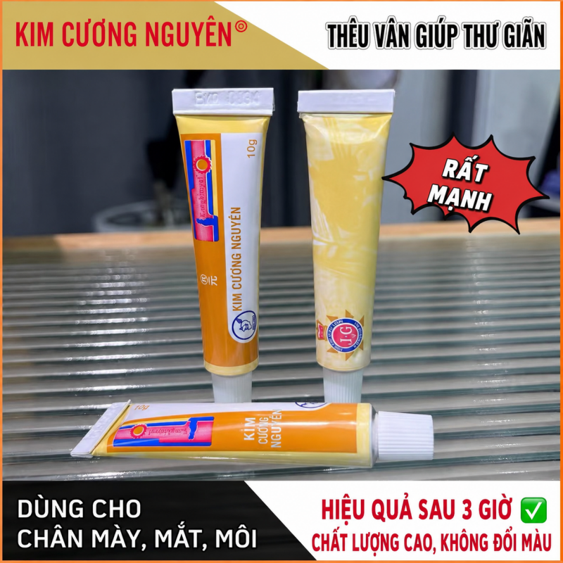主图1 Kem Tê Kim Cương Nguyên 10g - Tê Mạnh Sau 3 Giờ - Görsel 1