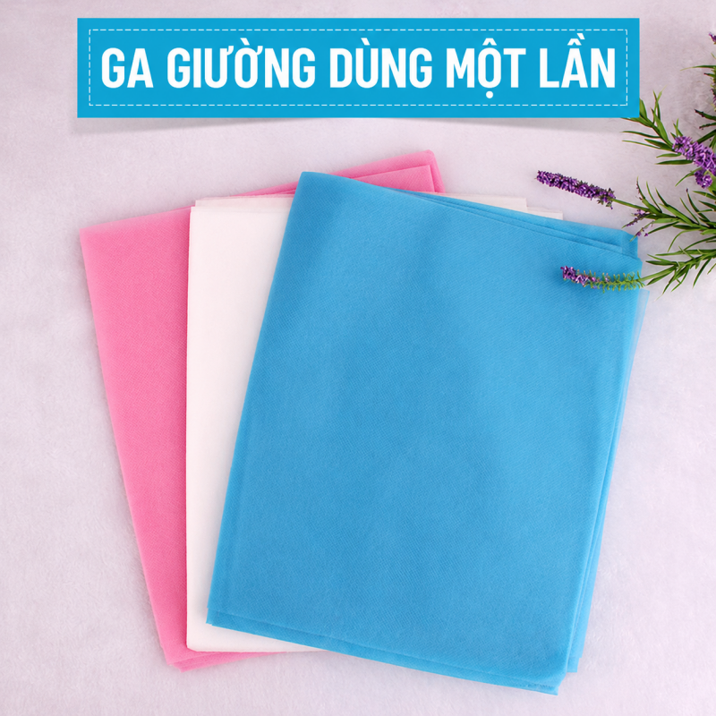 主图1 Ga Giường Dùng Một Lần Cao Cấp 180x80cm - Gói 10 Tấm - Görsel 1