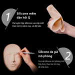 Da Mặt 3D Giả Lập 5D - Mô Hình Tập Phun Xăm Cao Cấp - Image 4