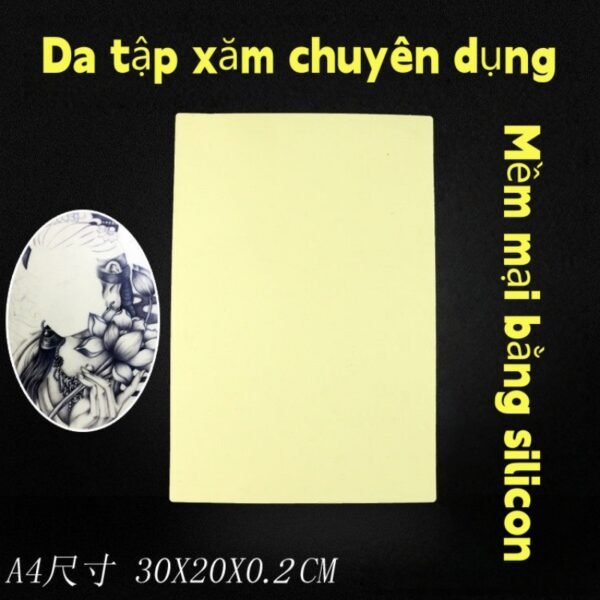 Da Tập Xăm Silicon Mềm Chuyên Dụng - Mềm Mại Như Da Thật