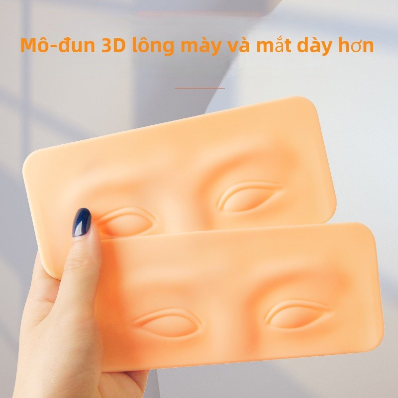 主图_01 Mô Đun 3D Lông Mày Và Mắt Tập Xăm - Da Dày Cao Cấp - Görsel 1
